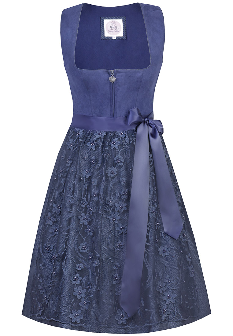 Dirndl Isa blau