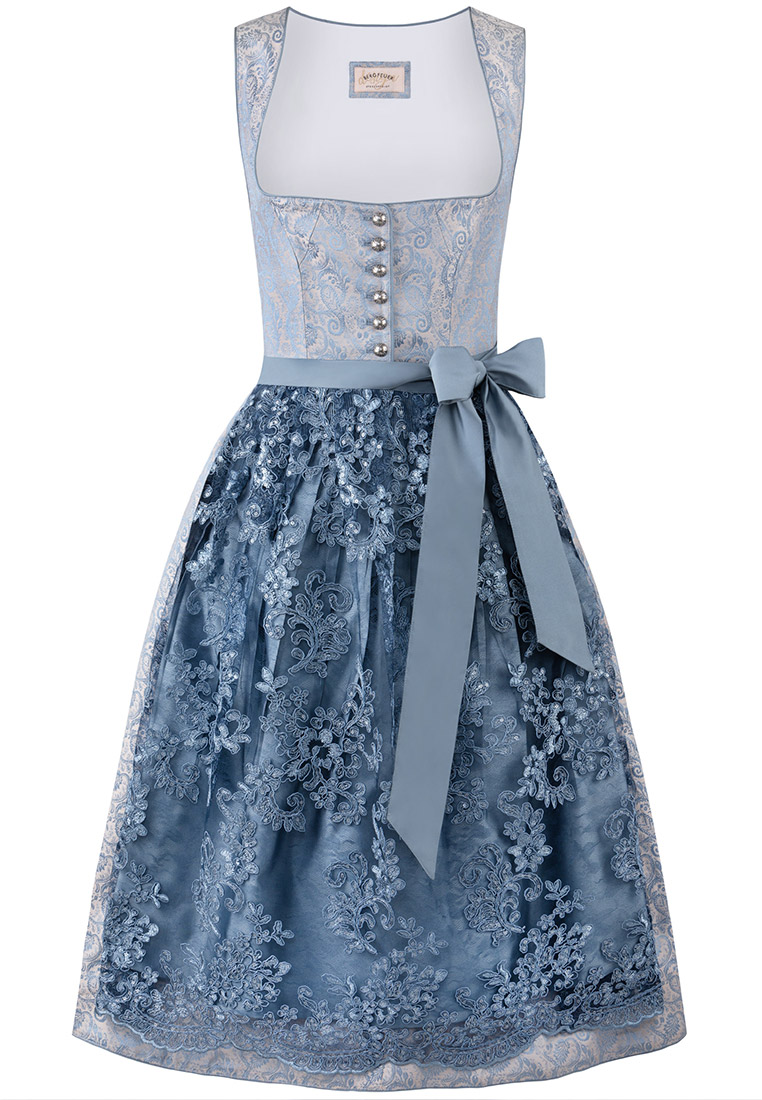 Dirndl Sidonia rauchblau