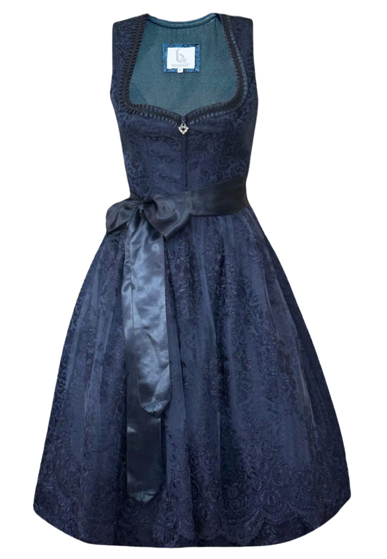 Dirndl Bergweiss Ayuma blau