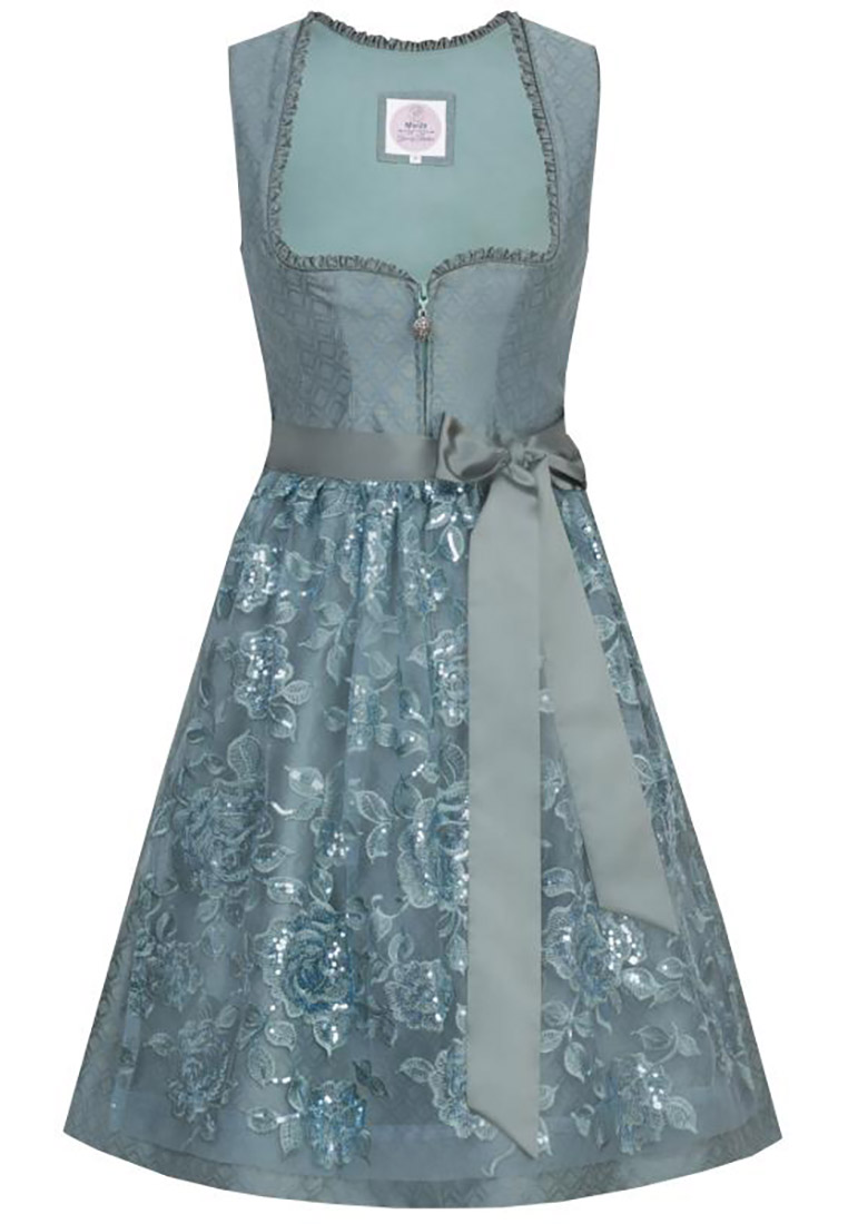 Dirndl Ampfing capriblau