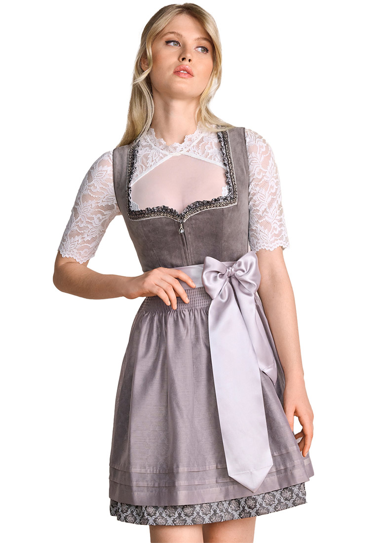 Dirndl Elora grau