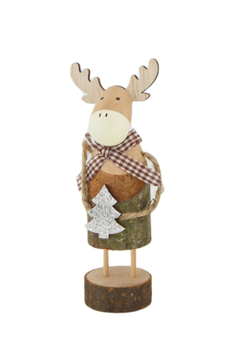 Figur Hirsch Holz Kirstan 18cm