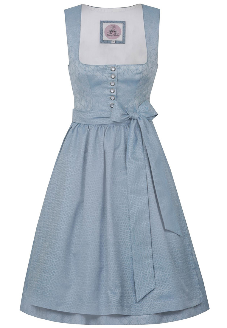 Dirndl Langdorf hellblau