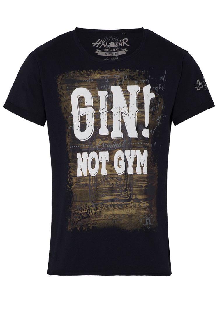 Herrenshirt Not Gym anthrazit