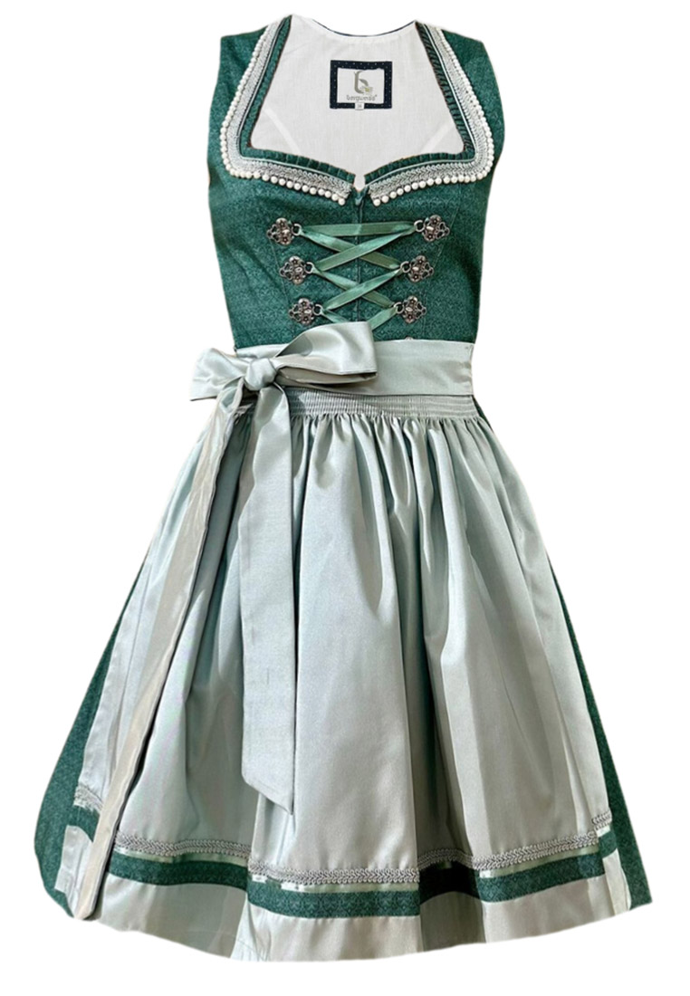 Dirndl Bergweiss Elea grün