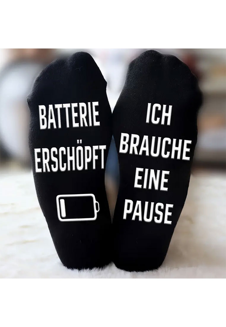 Socken Batterie aufladen